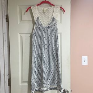 Beautiful Anthropologie Staring at Stars Crochet Knit  Dress size Medium